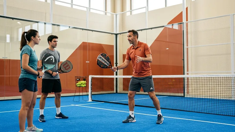 Treino de Duplas no Padel