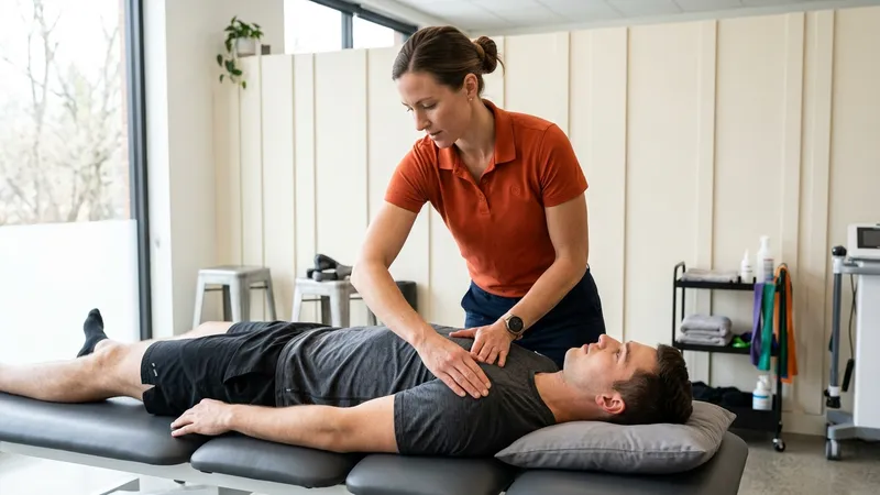 Sessão de Fisioterapia Esportiva